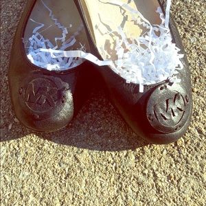 MICHAEL Black Ballet flats like new